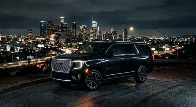 Black GMC Yukon Denali fleet